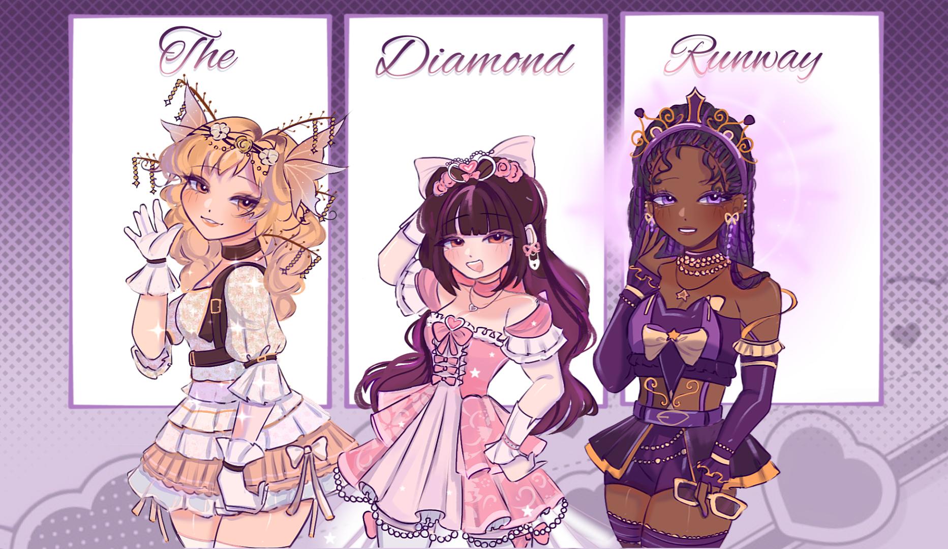Discovery splash banner for The Diam✧nd Runway Discord server
