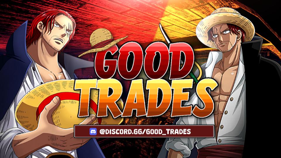 Discovery splash banner for Blox Fruits Brasil | Good Trades #300K Discord server