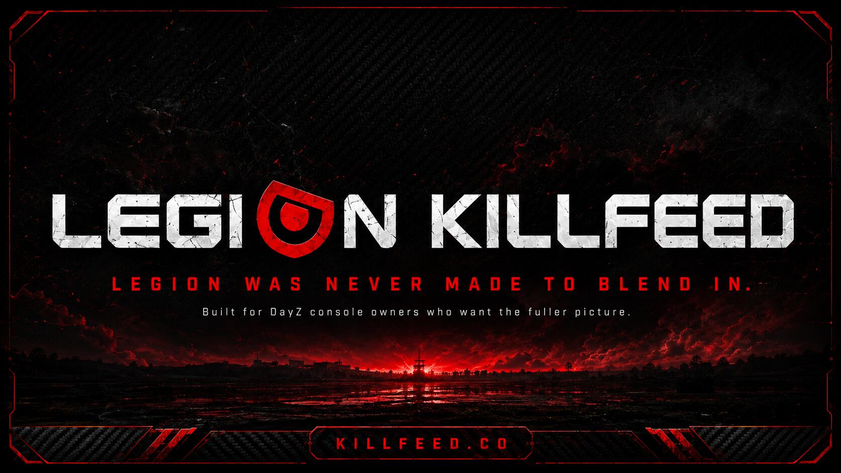 Discovery splash banner for Legion Killfeed Discord server