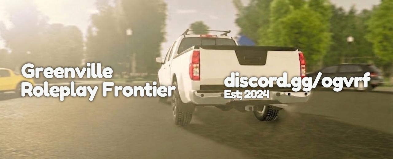 Discovery splash banner for 🌽 Greenville Roleplay Frontier™ Discord server