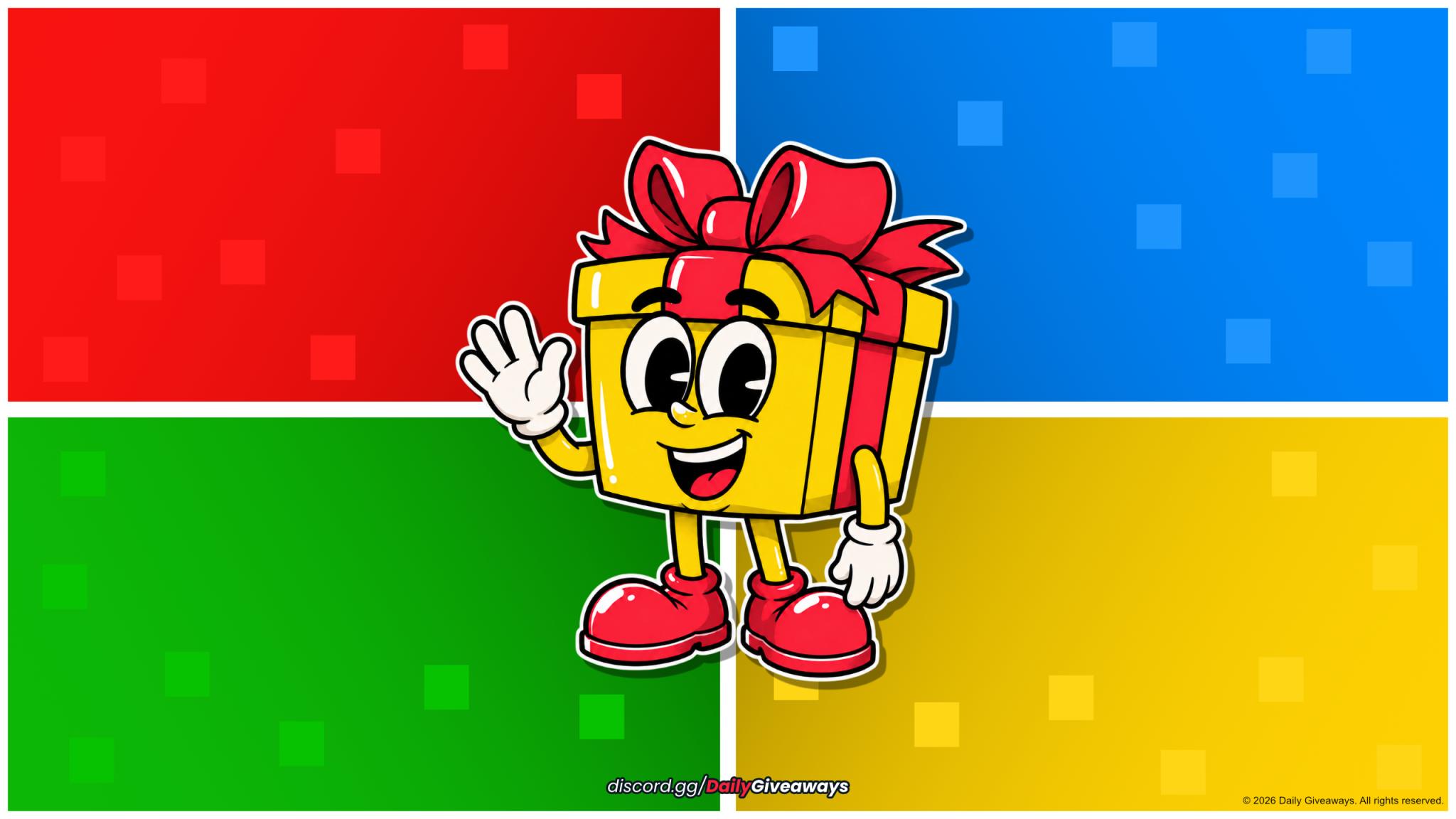 Discovery splash banner for 🎁 DAILY GIVEAWAYS! Discord server