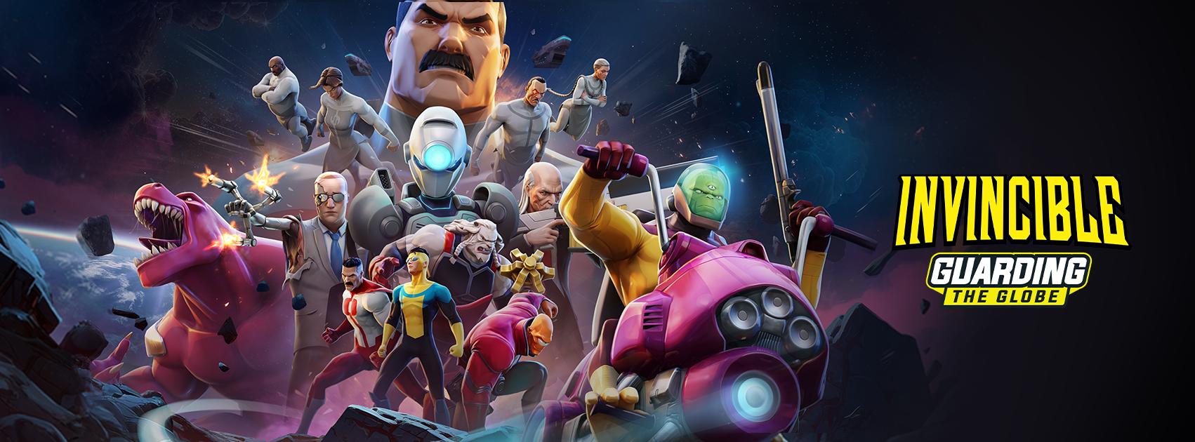 Discovery splash banner for Invincible: Guarding the Globe Discord server