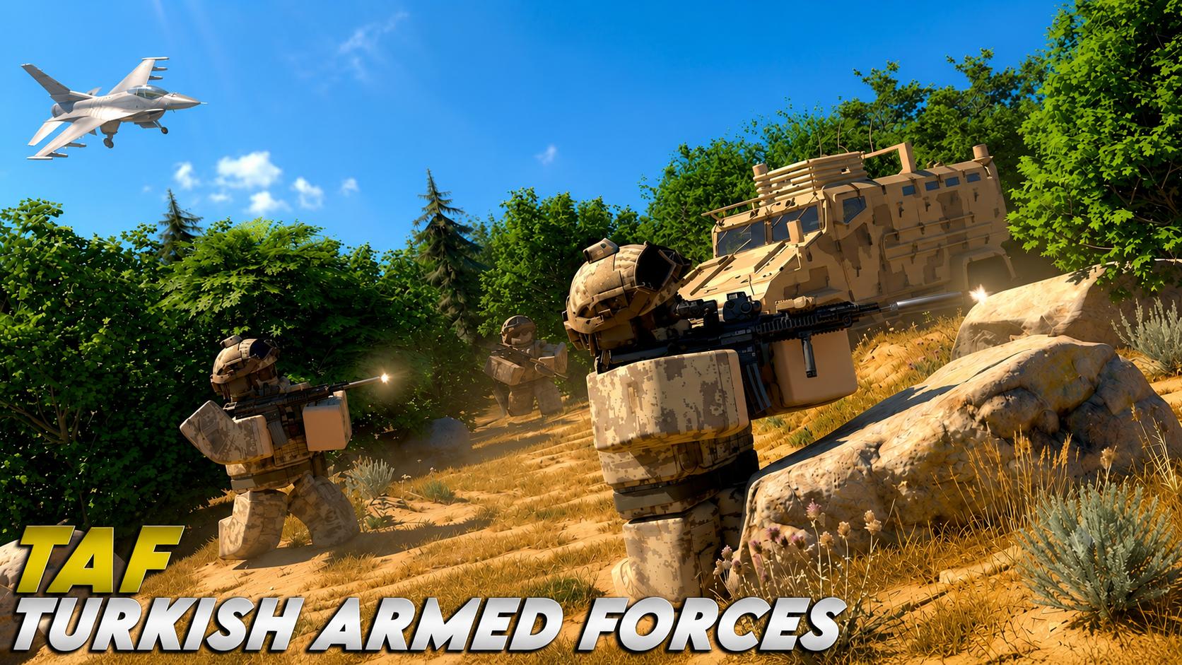 Discovery splash banner for | TAF | Turkish Armed Forces #YÜKSELİŞ Discord server