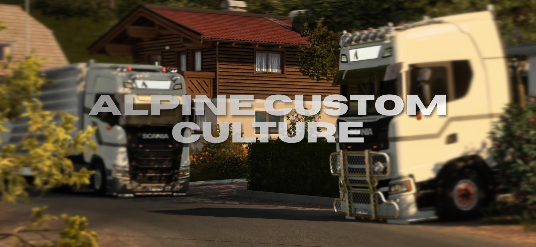 Discovery splash banner for ✠ Alpine Custom Culture ✠ Discord server