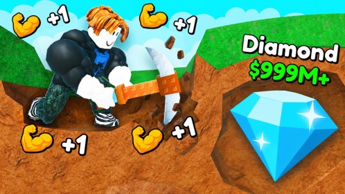 Discovery splash banner for +1 Mine Per Click Discord server
