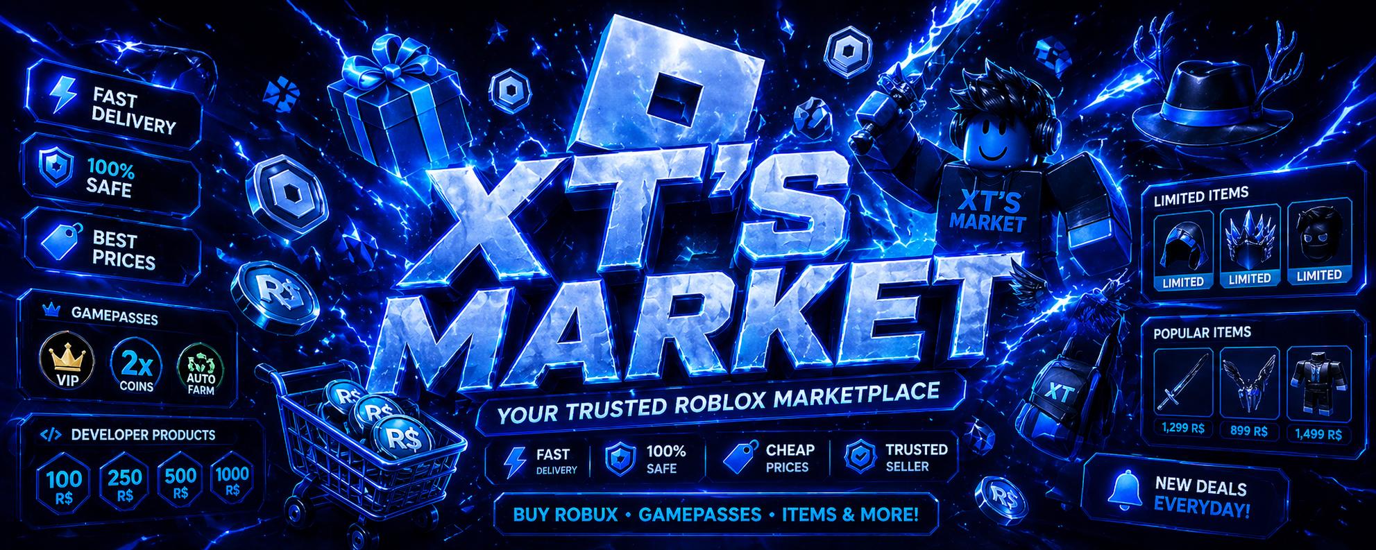 Discovery splash banner for XT's Market Discord server