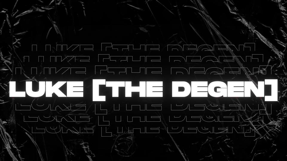 Discovery splash banner for Luke's Degens Discord server