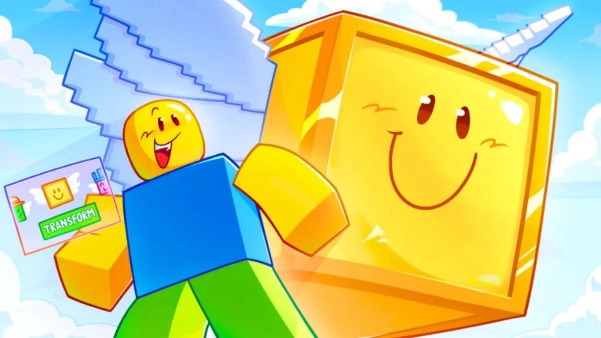 Discovery splash banner for Lucky Block Rush | Roblox Discord server