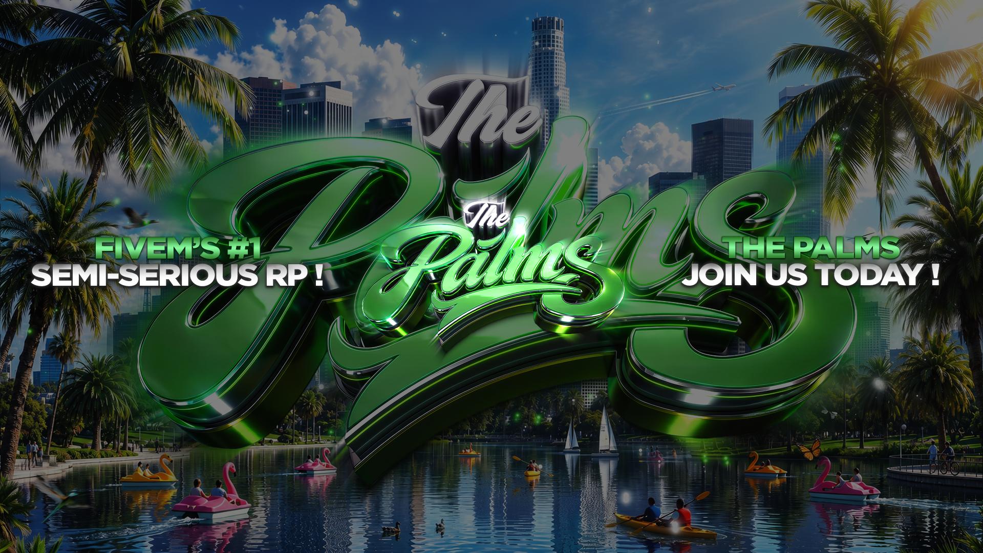 Discovery splash banner for The Palms🌴 Discord server