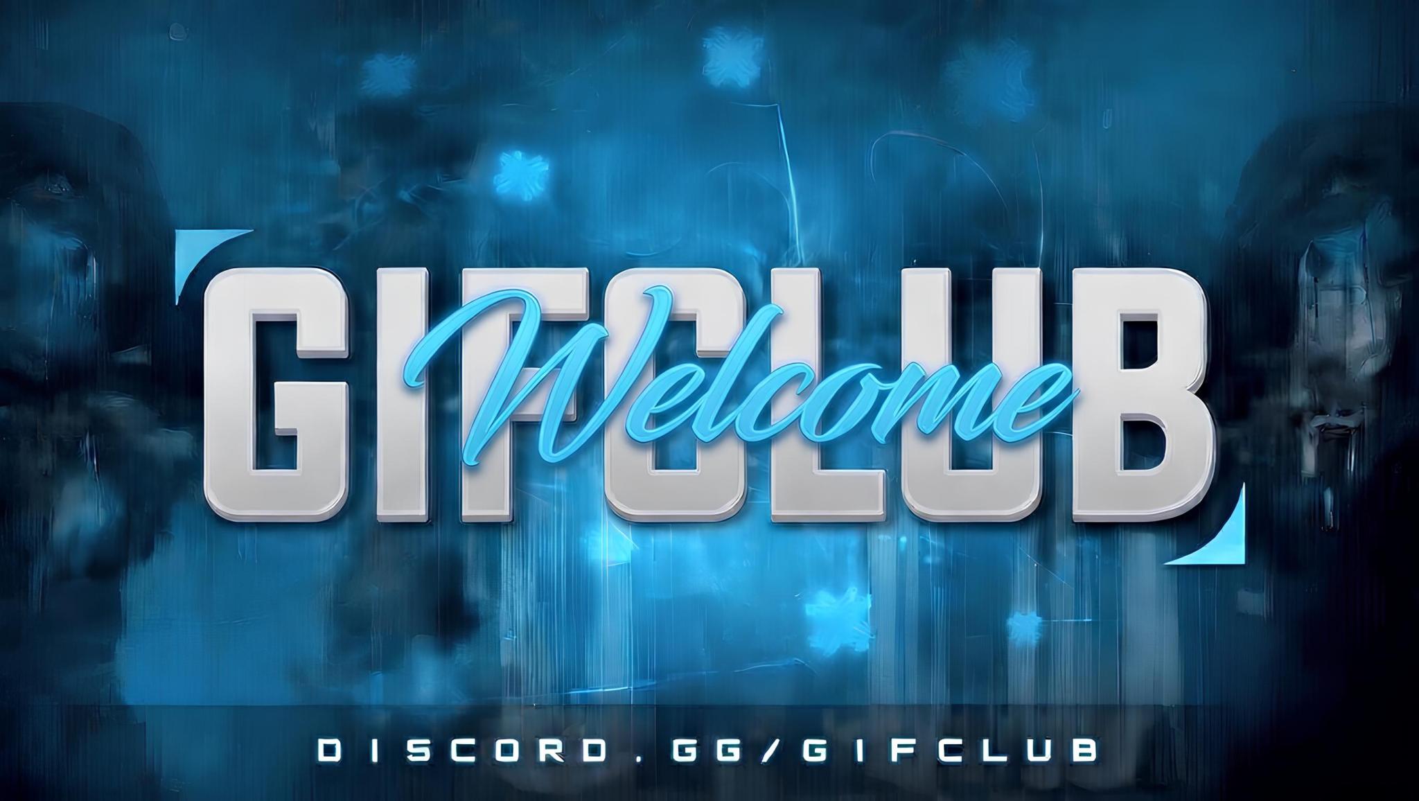Discovery splash banner for GIFCLUB Discord server
