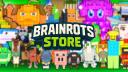 Discovery splash banner for Brainrots Store | Roube um Brainrot | Fuja do Tsunami | Steal a Brainrot | Roblox Discord server