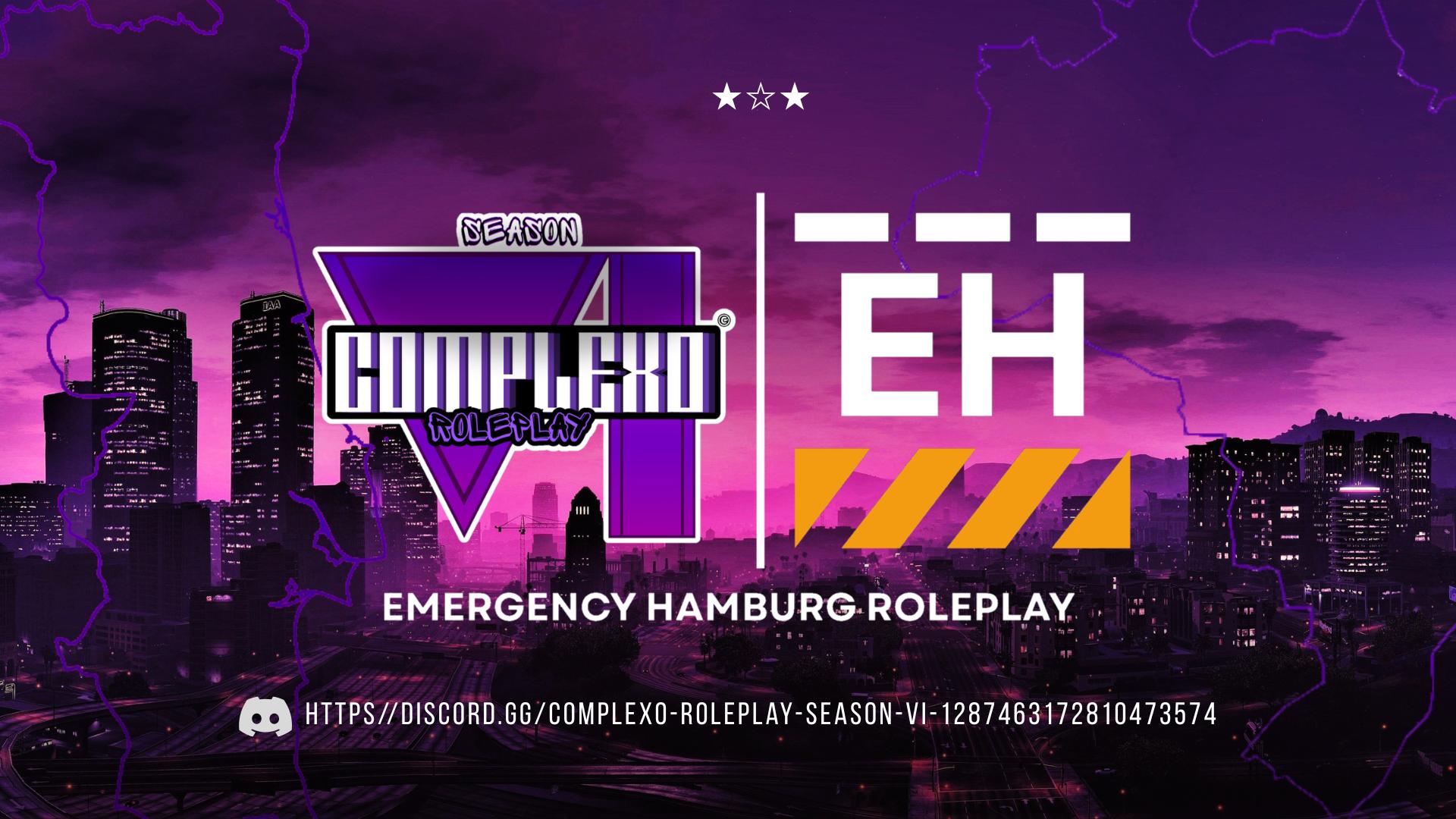 Discovery splash banner for 🇧🇷🌴🥳 Complexo Roleplay Season VI Discord server