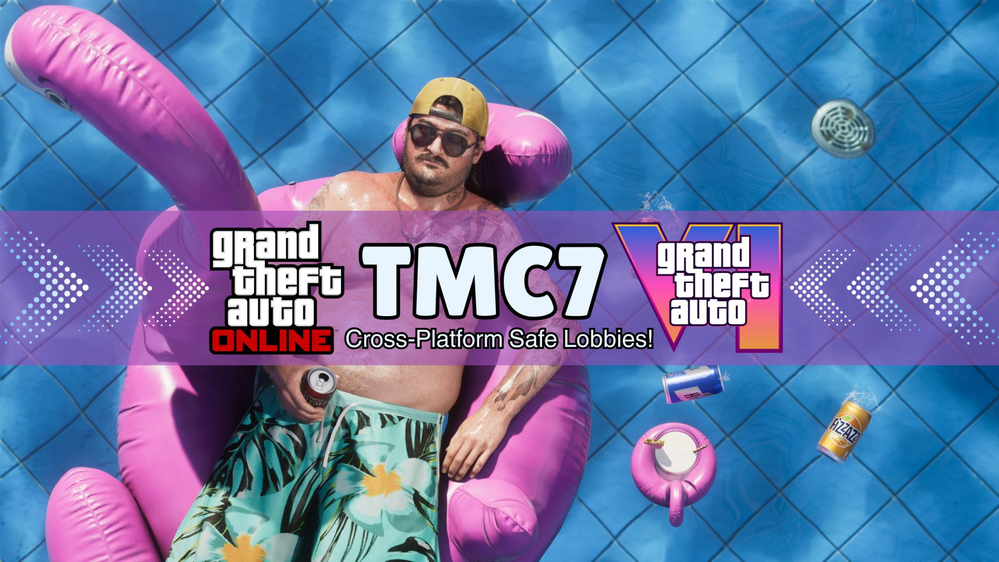 Discovery splash banner for TMC7 GTA Online Discord server