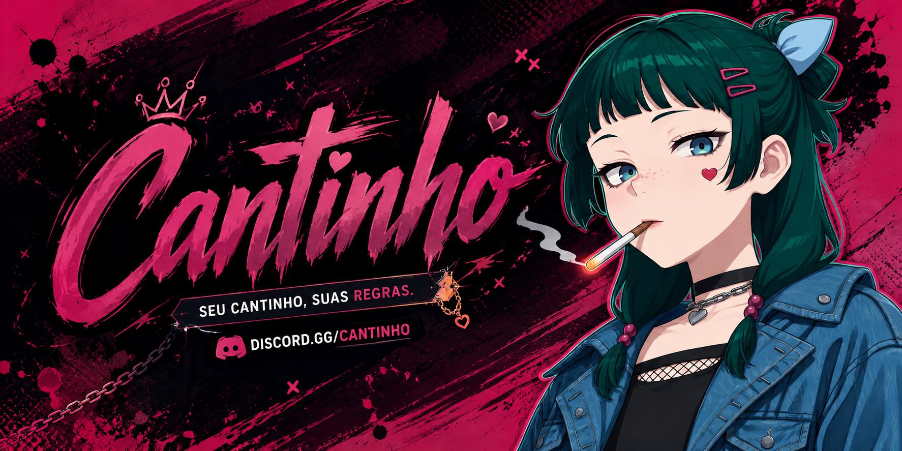 Discovery splash banner for Cantinho Discord server