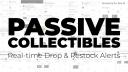 Discovery splash banner for Passive Collectibles Discord server