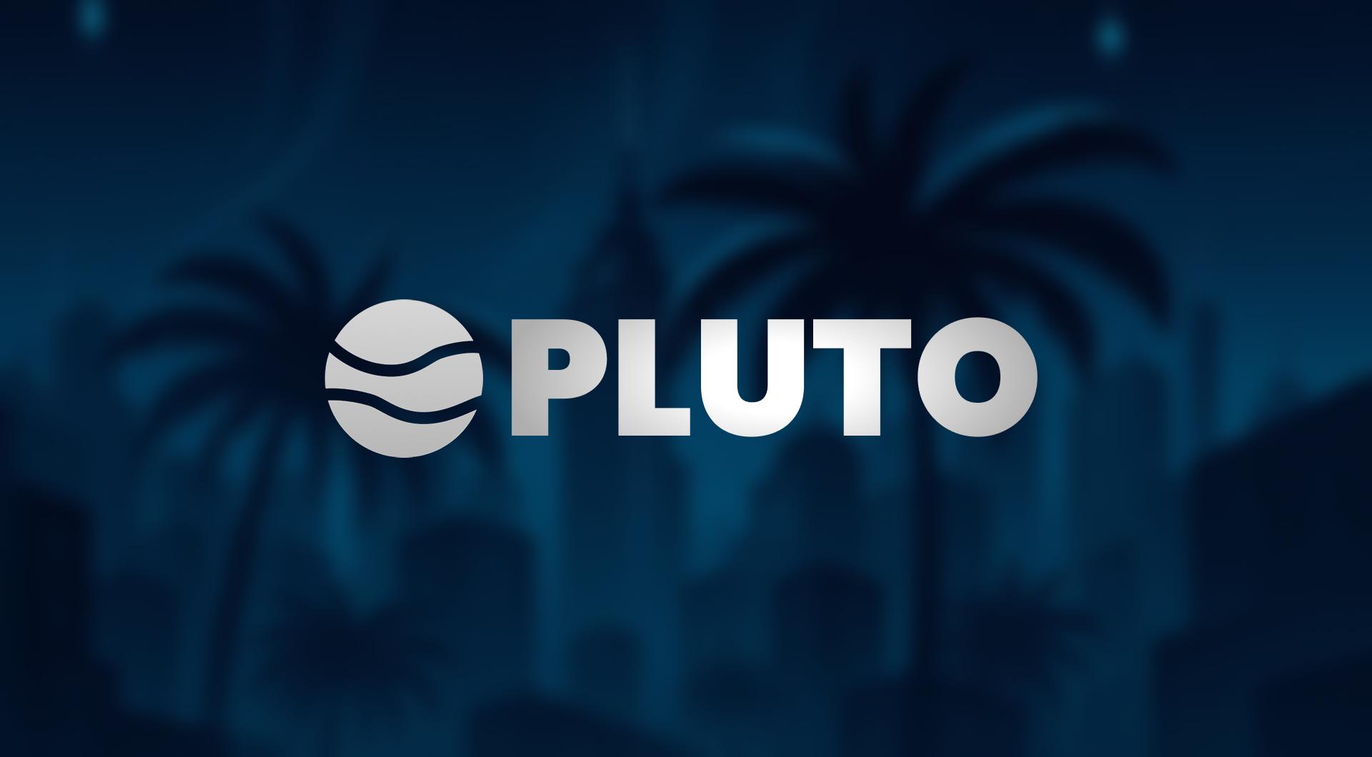 Discovery splash banner for Pluto Discord server