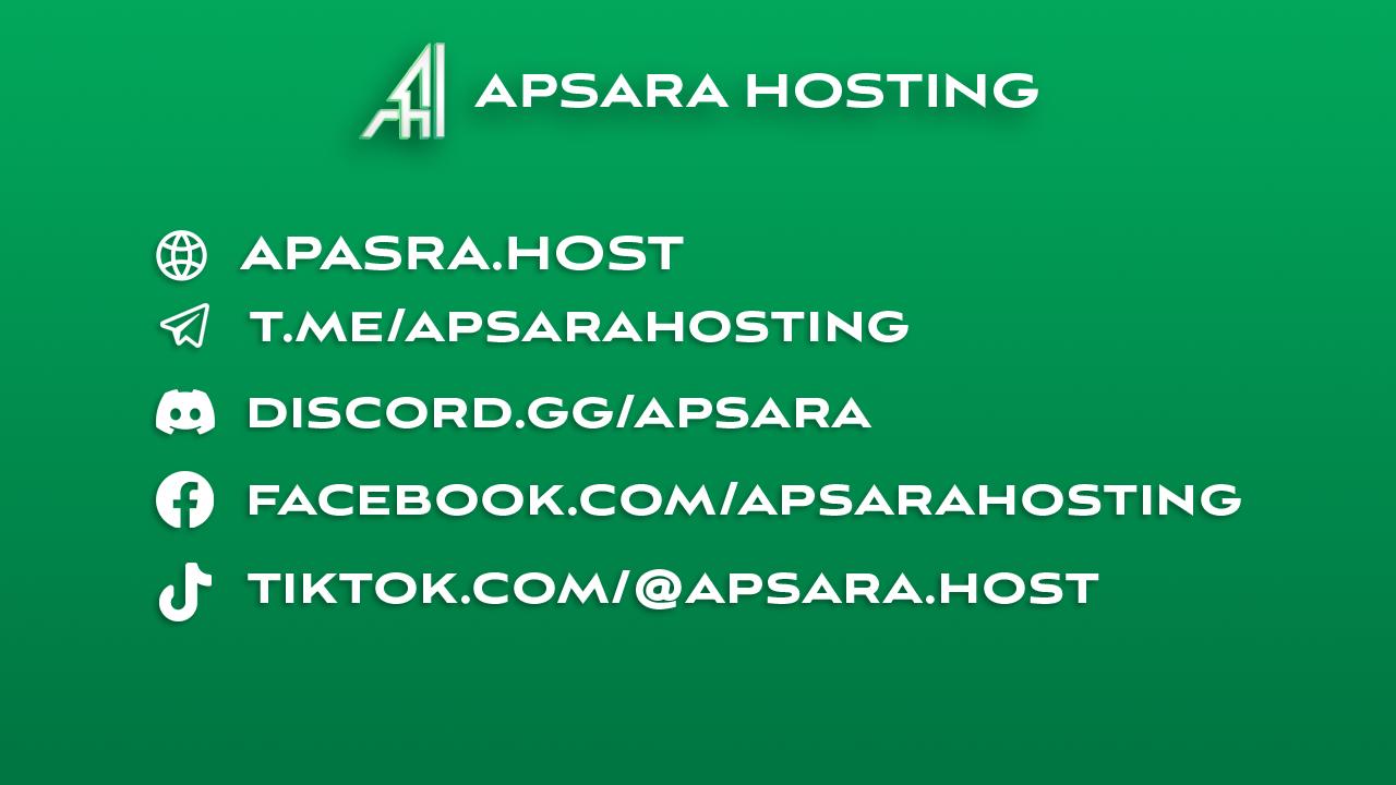 Discovery splash banner for Apsara Hosting Discord server