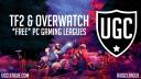 Discovery splash banner for UGC League Discord server