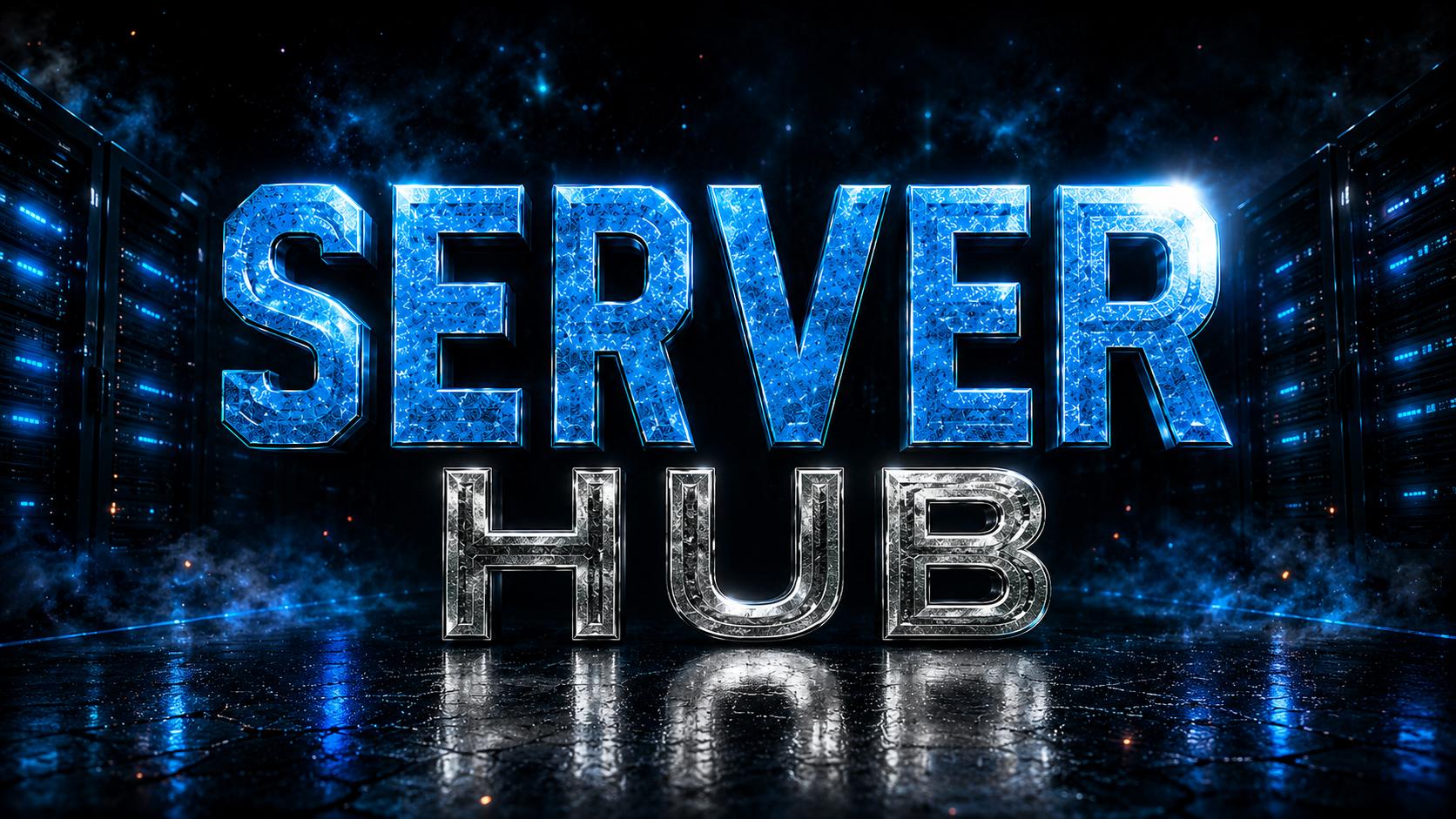 Discovery splash banner for Server Hub #3.4K Discord server