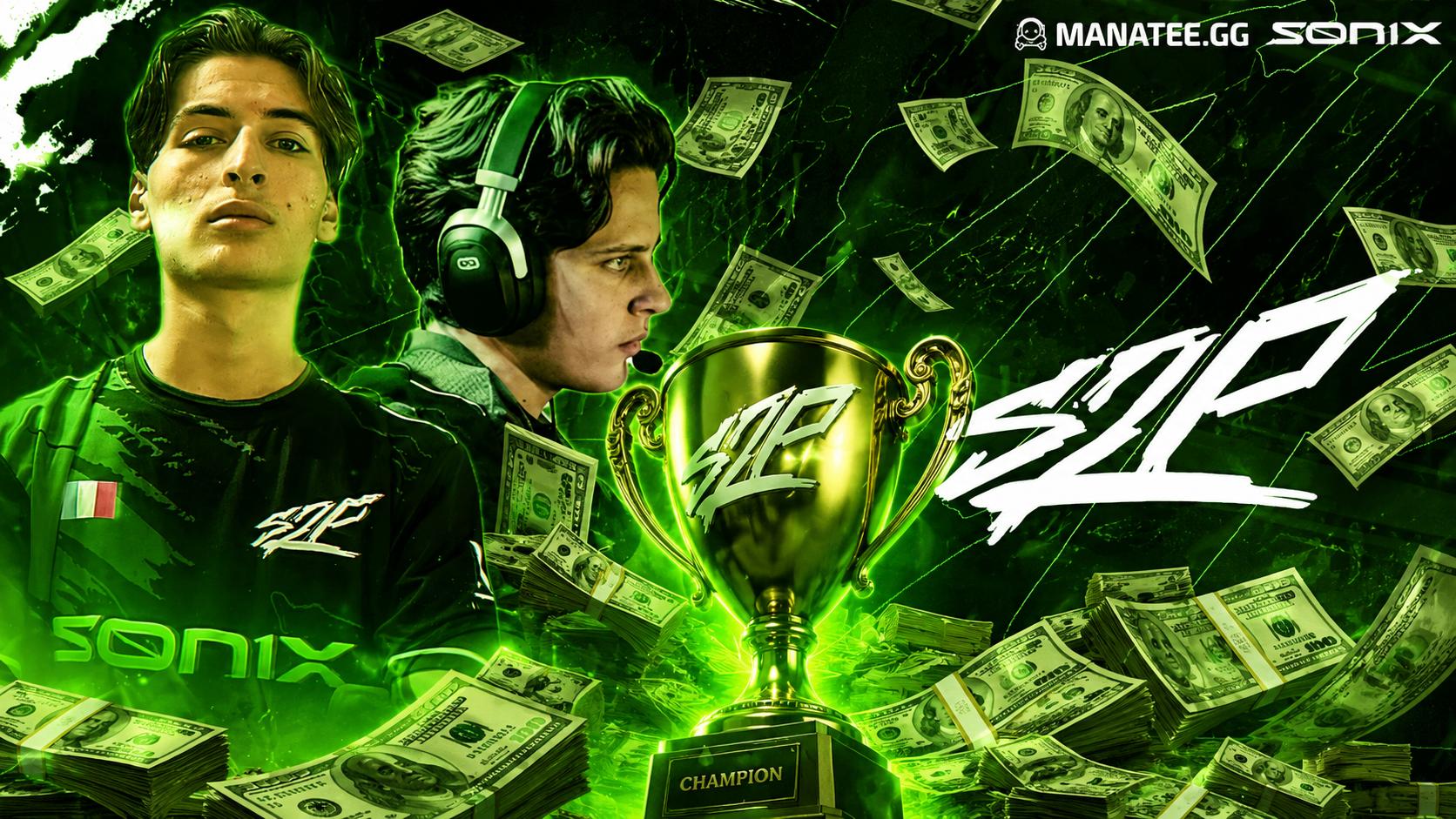Discovery splash banner for S2P Tournaments Hub Discord server