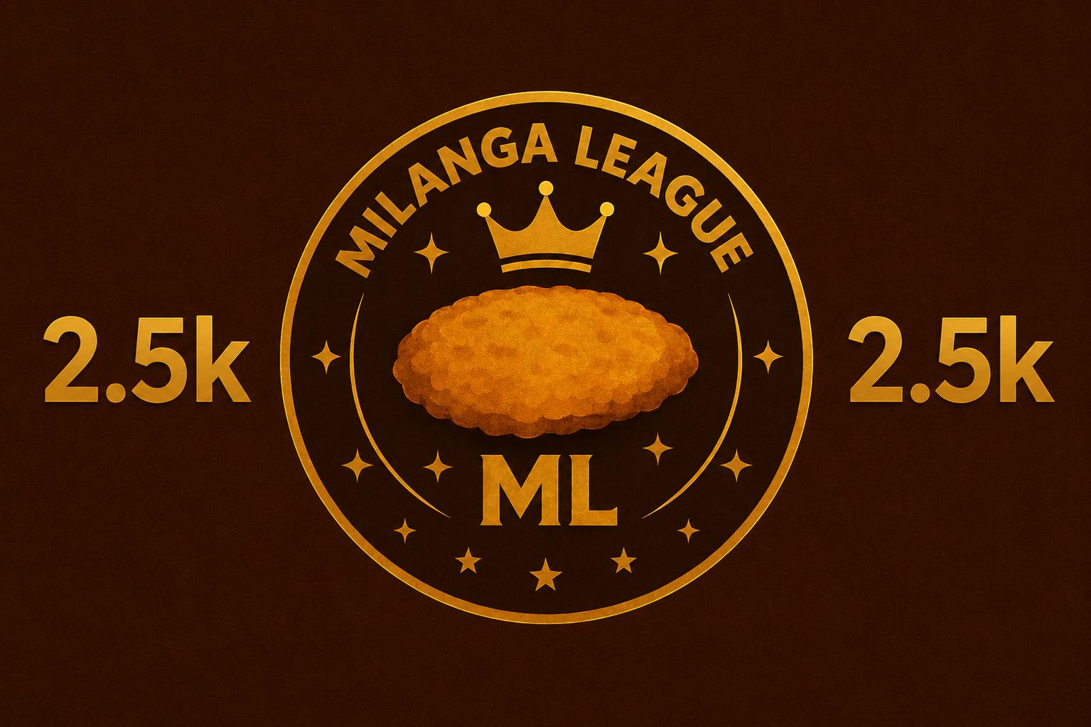Discovery splash banner for Milanga League #π,πα΄ Discord server