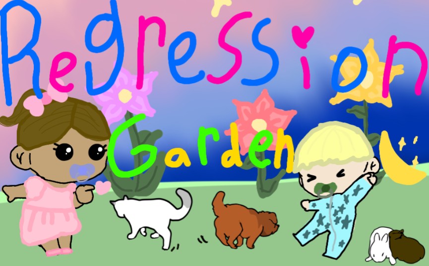 Discovery splash banner for Regression Garden | /agere Discord server