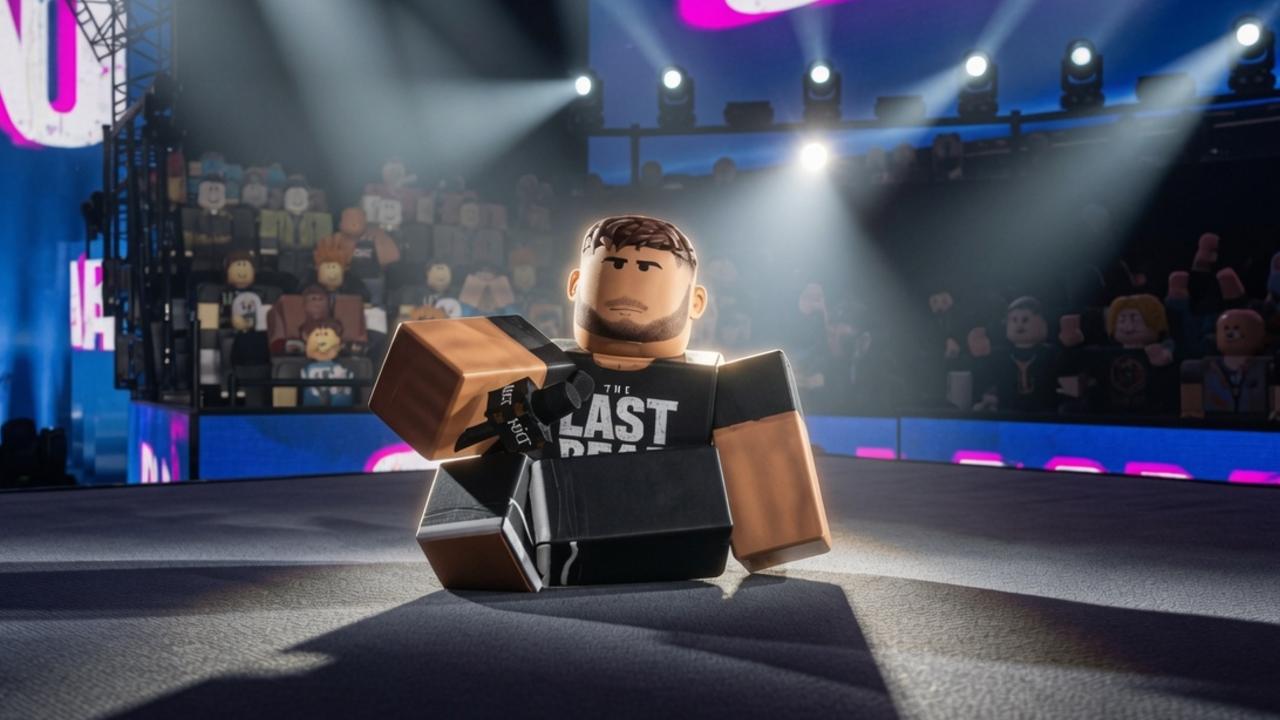 Discovery splash banner for WWE x ROBLOX || EST. 2020 Discord server