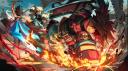 Discovery splash banner for Anime Vanguards Trading Discord server