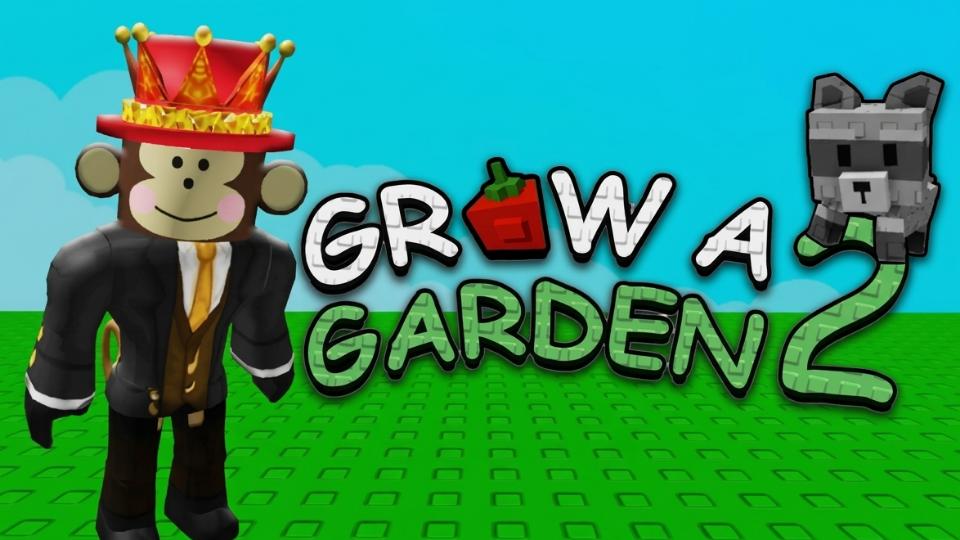 Discovery splash banner for Grow a Garden 2 Discord server