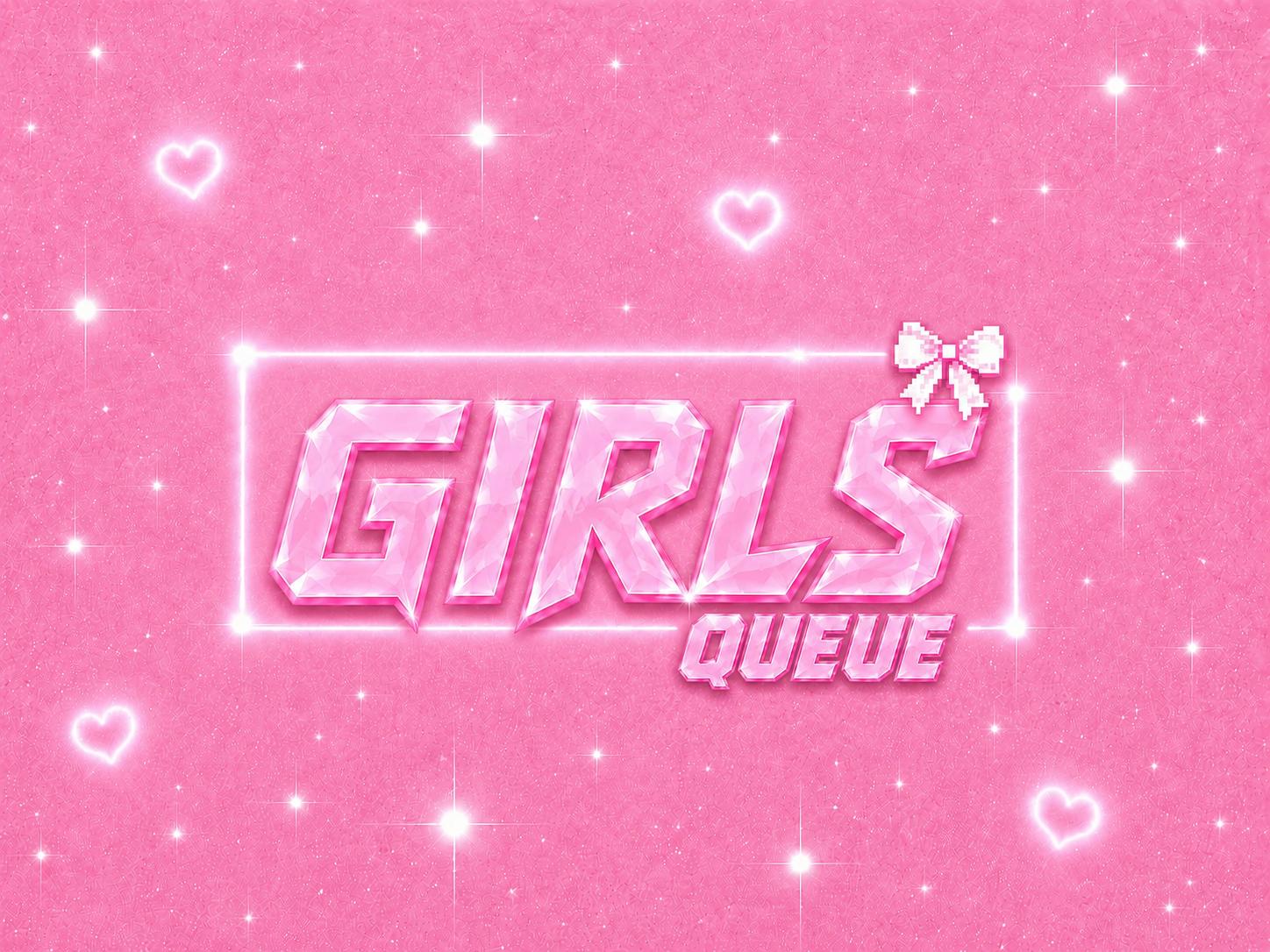Discovery splash banner for Marvel Rivals Girls | Girls Queue Discord server