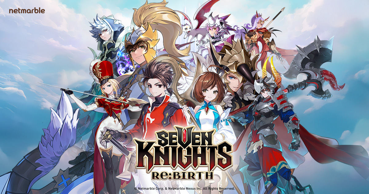 Discovery splash banner for Seven Knights Re:BIRTH Discord server