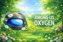 Discovery splash banner for Oxygen | Among Us Discord server