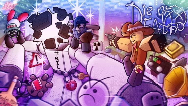 Discovery splash banner for Die of Death Roblox | Official Discord server