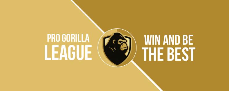 Discovery splash banner for Pro Gorilla League Discord server