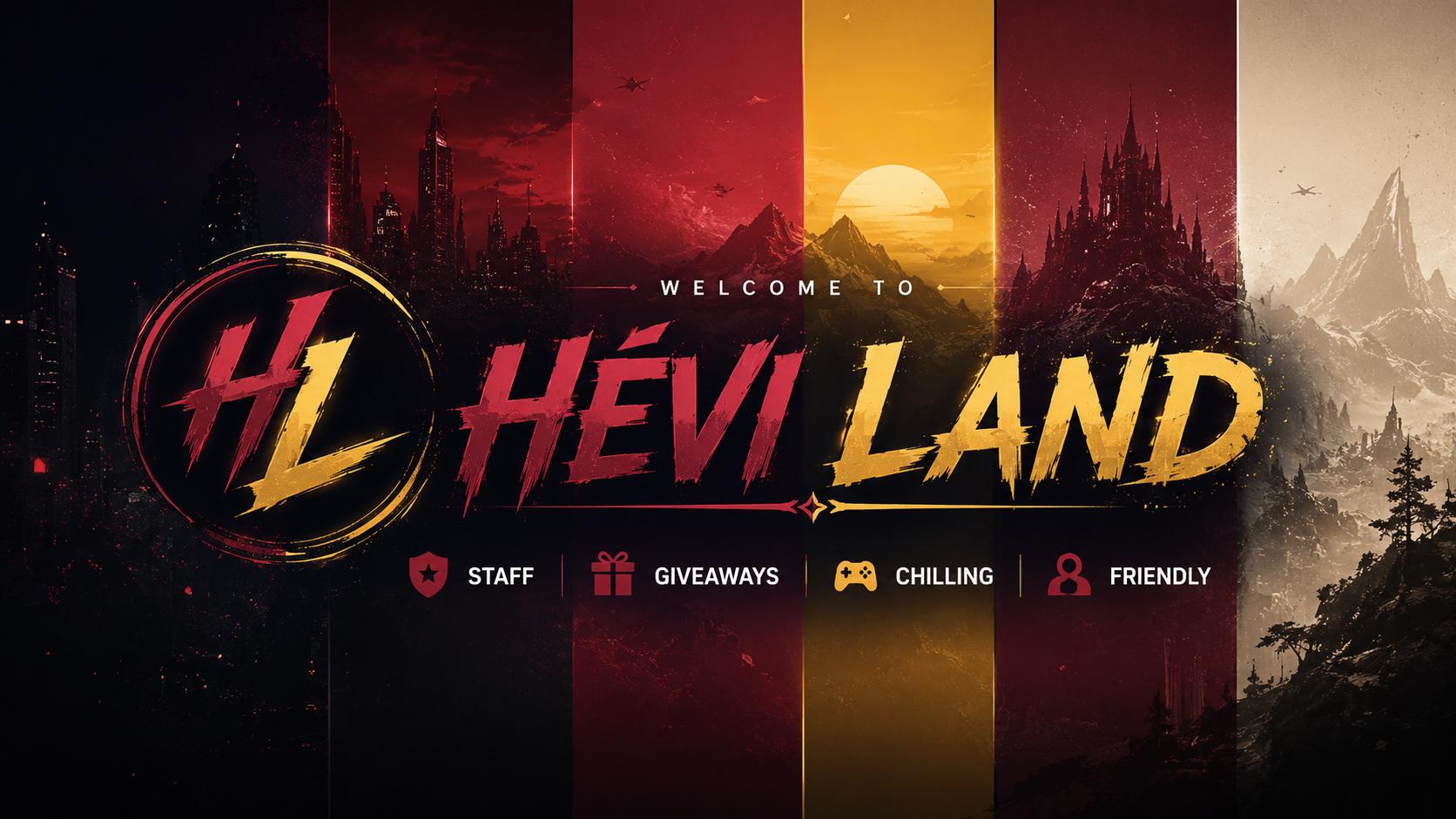 Discovery splash banner for 𝐇𝐞́𝐯𝐢 𝐋𝐚𝐧𝐝 Discord server