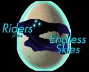 Discovery splash banner for Riders of the Endless Skies Discord server
