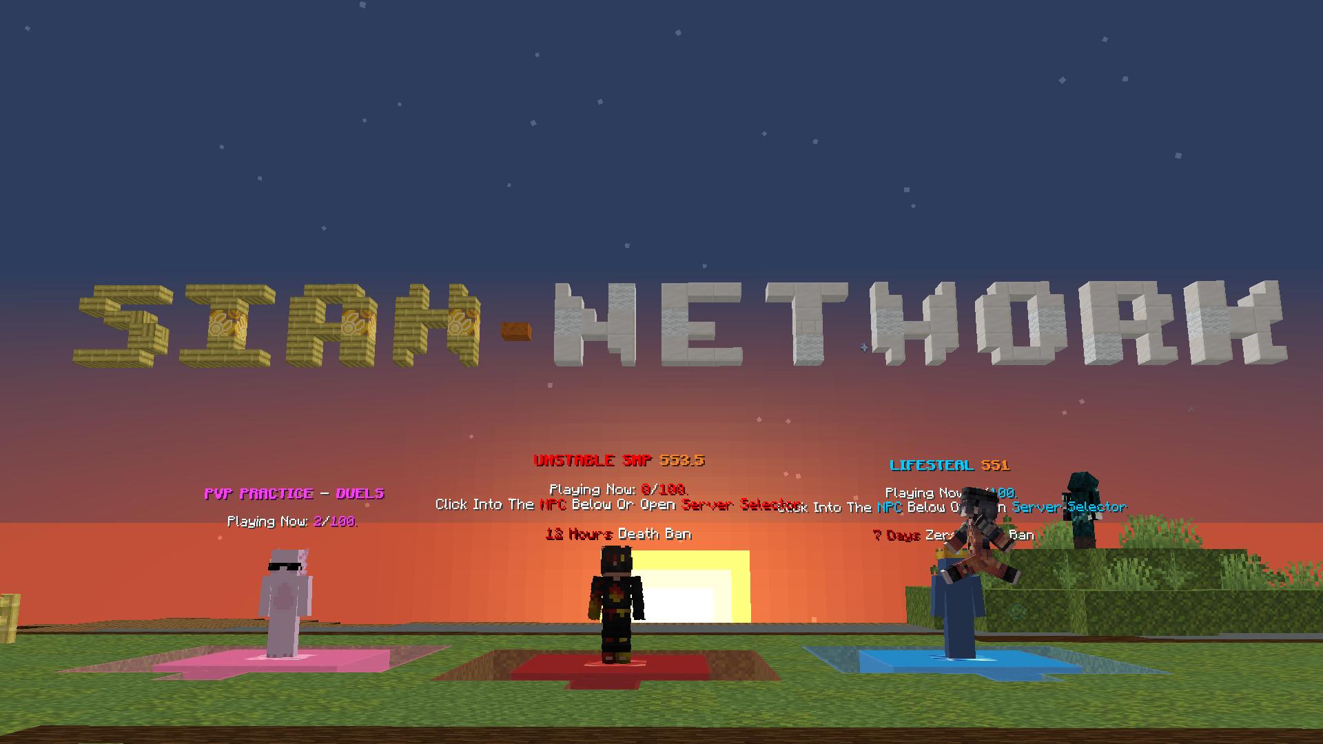 Discovery splash banner for Siam Network MC Discord server