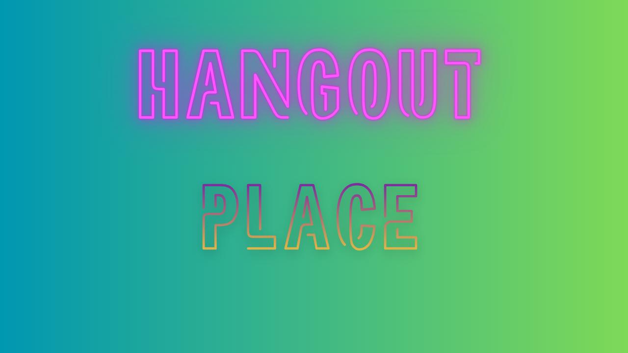 Discovery splash banner for Hangout Place Discord server