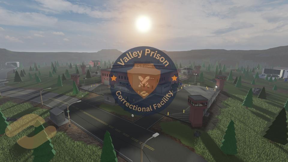 Discovery splash banner for Valley Prison Correctional Facility I New Discord server