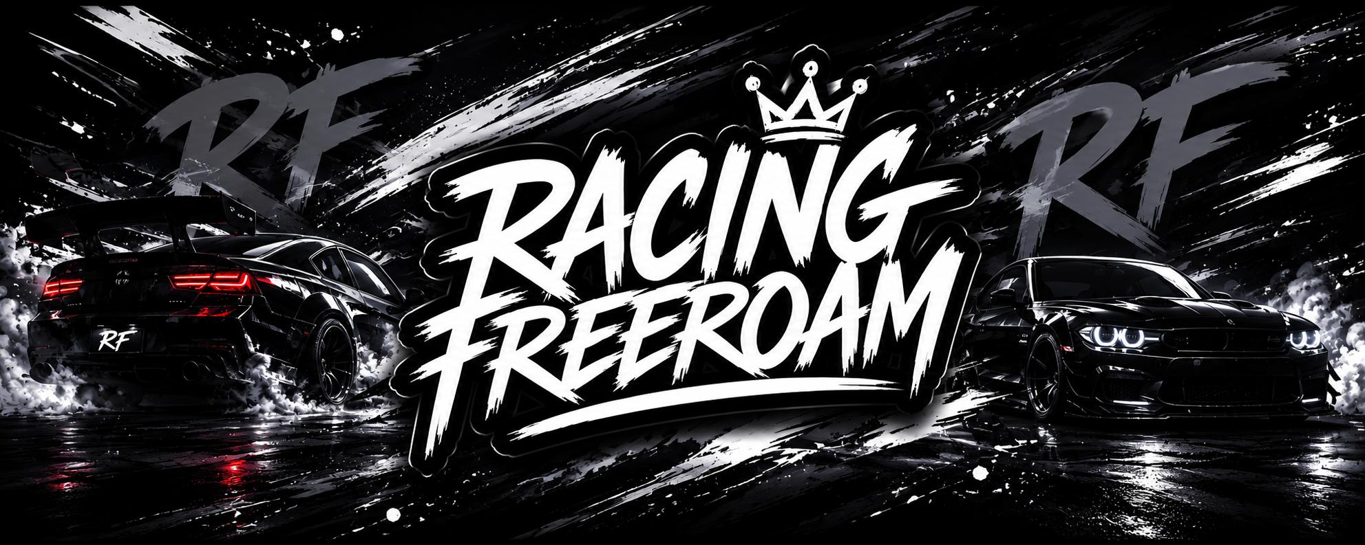 Discovery splash banner for Racing FreeRoam Discord server