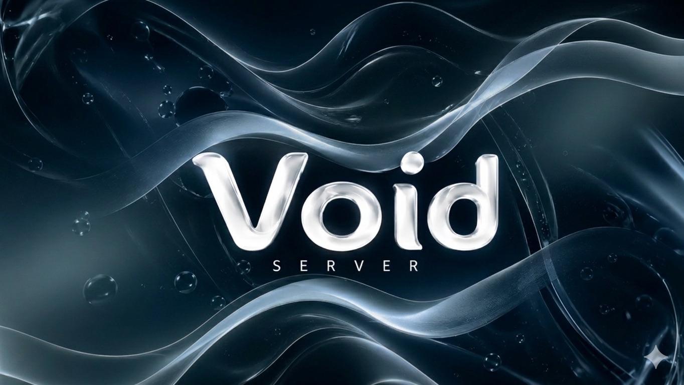 Discovery splash banner for Void Discord server