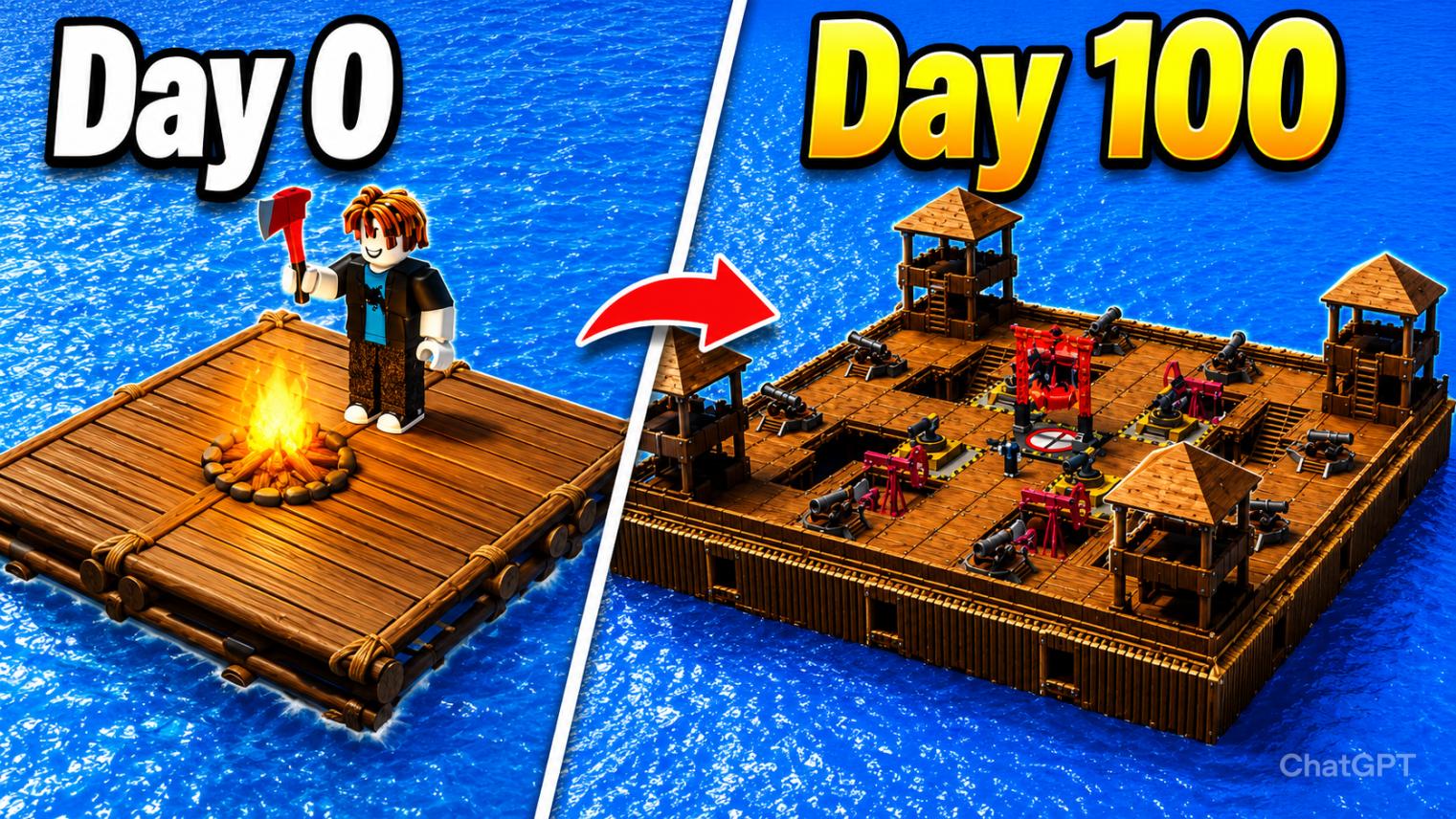 Discovery splash banner for 100 Days at Sea Discord server