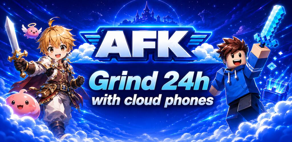 Discovery splash banner for AFKPal - Cloud Phones Discord server