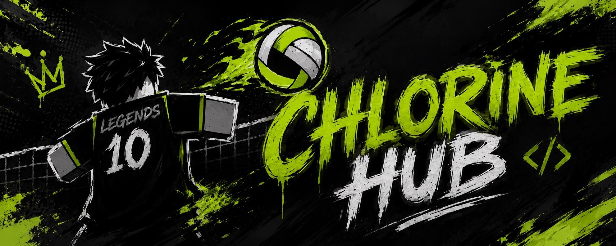 Discovery splash banner for Chlorine Hub Discord server