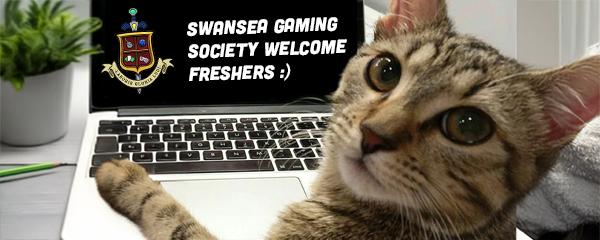 Discovery splash banner for Swansea Gaming Society Discord server