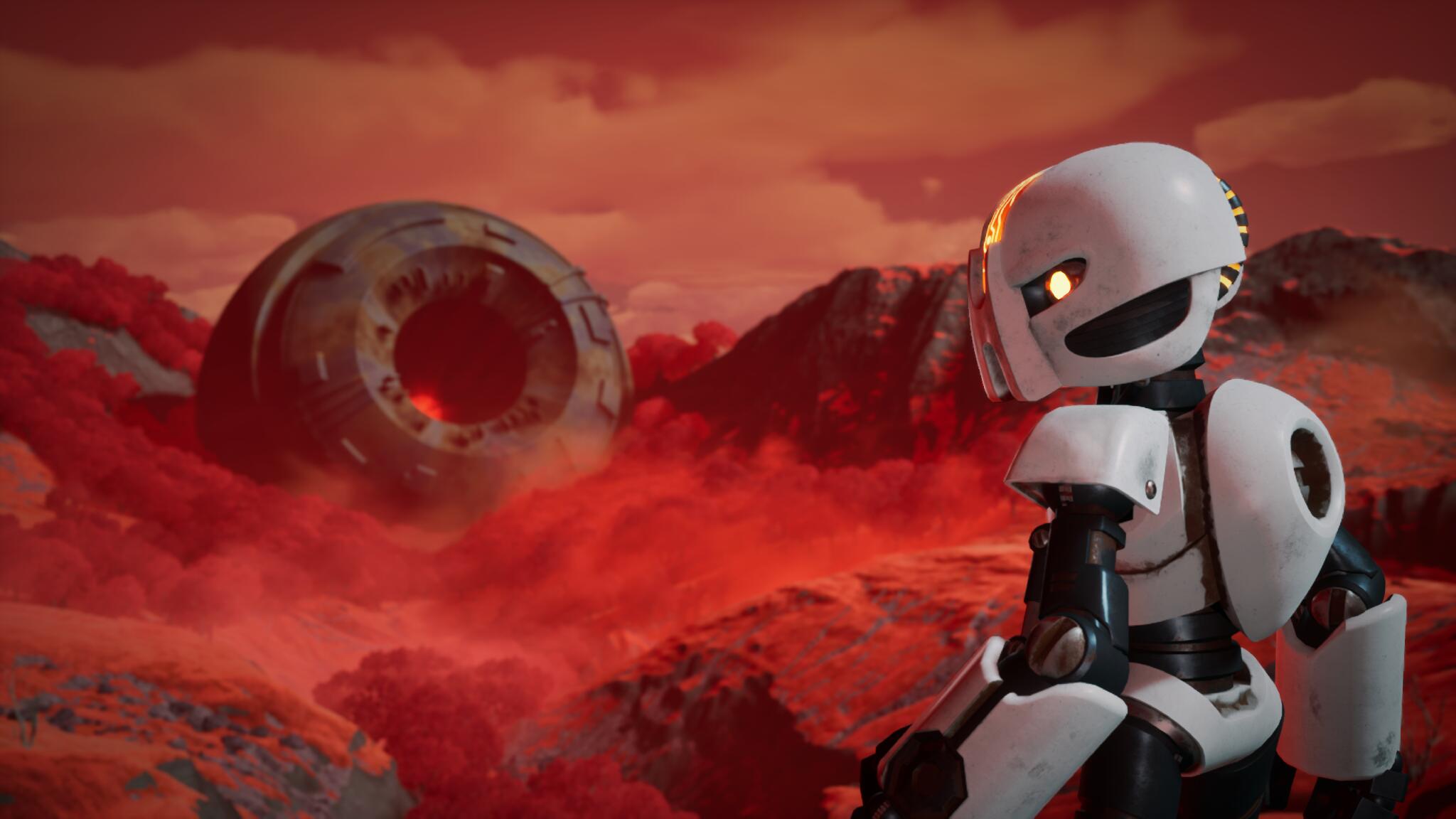 Discovery splash banner for Rustbound Discord server