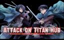 Discovery splash banner for Attack on Titan Hub Discord server