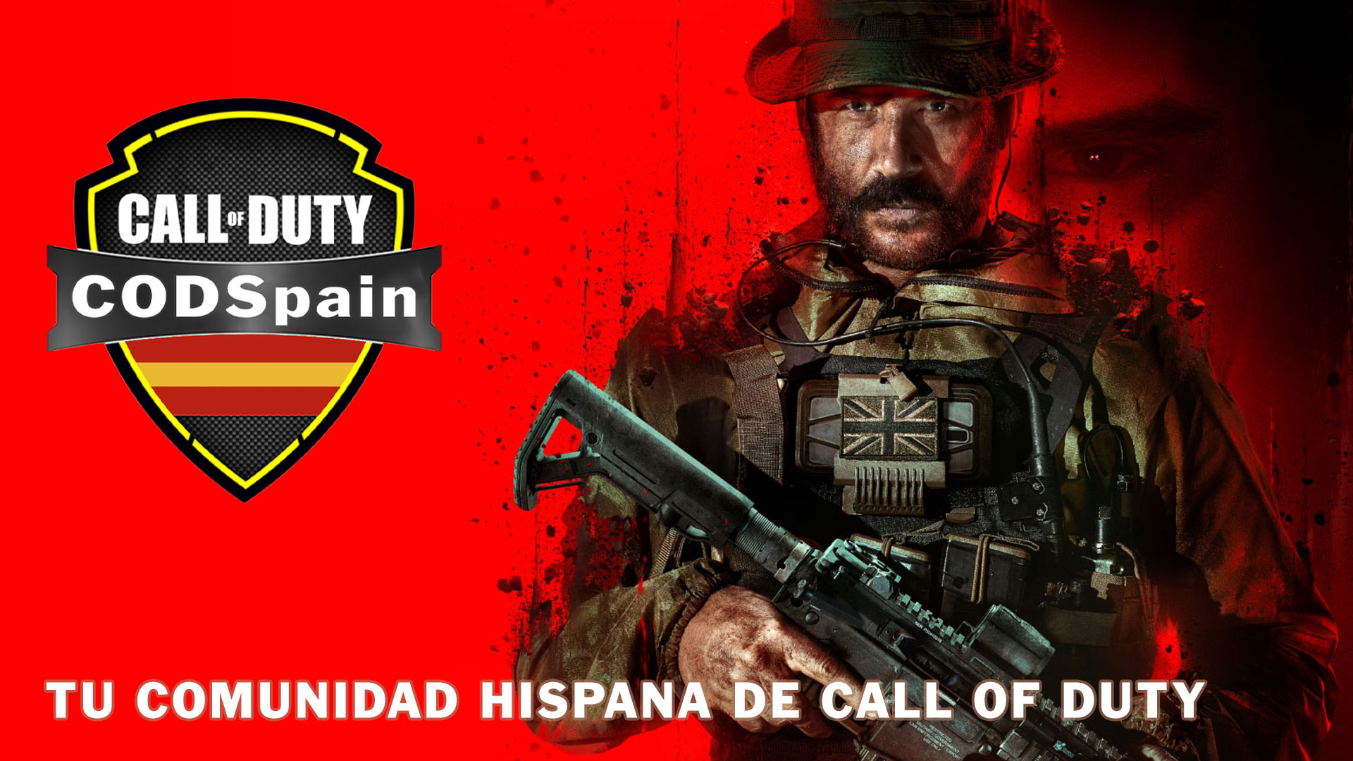 Discovery splash banner for Call Of Duty - CODSpain! Discord server