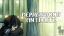 Discovery splash banner for Depressions Antidote |  ・ anime chat help emojis art vc Discord server
