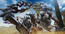 Discovery splash banner for Monster Hunter Wilds | Outlanders | Stories - Deutsch Discord server